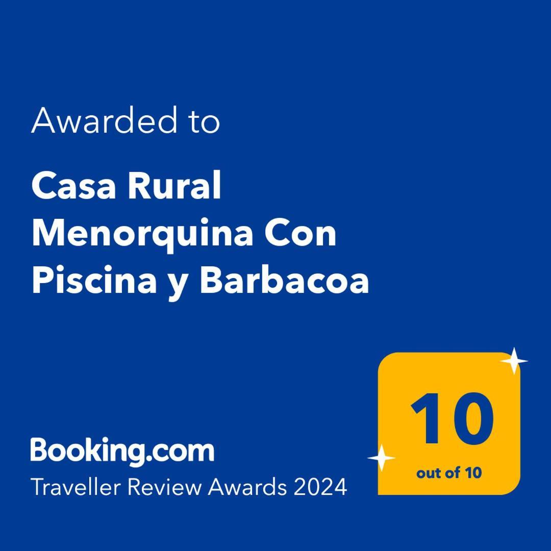 Casa Rural Menorquina Con Piscina y Barbacoa Sant Climent Exterior foto