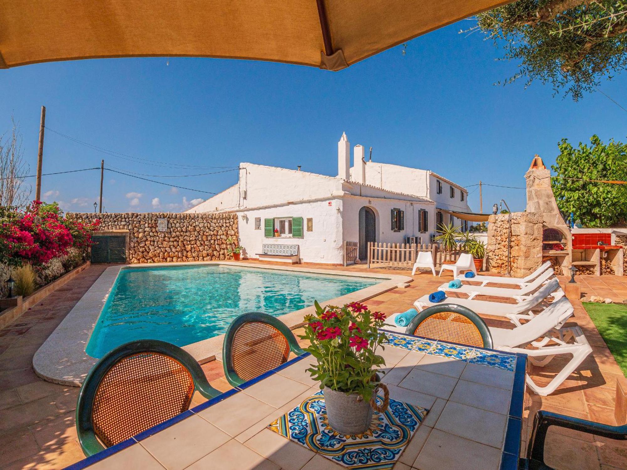 Casa Rural Menorquina Con Piscina y Barbacoa Sant Climent Exterior foto