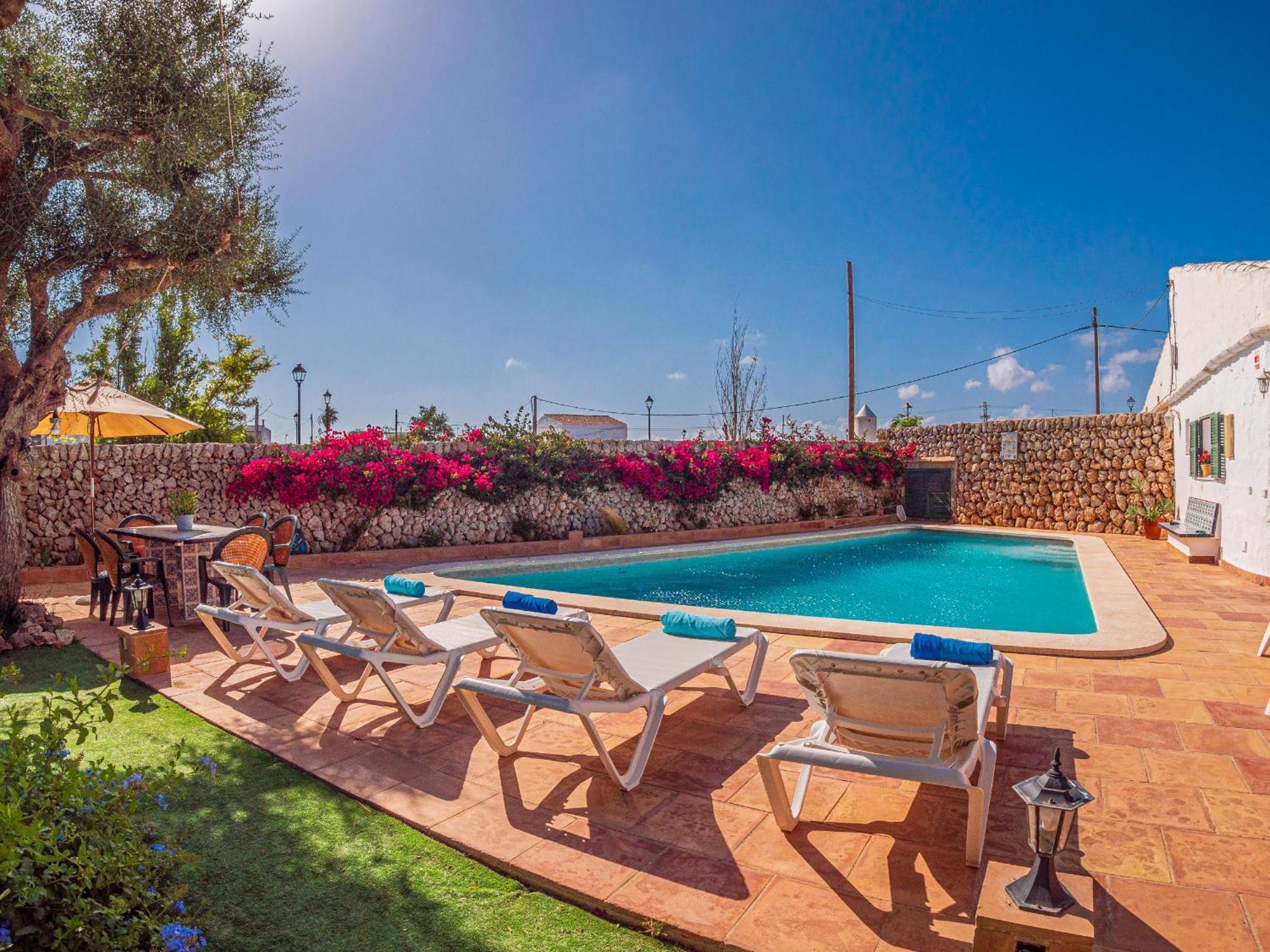 Casa Rural Menorquina Con Piscina y Barbacoa Sant Climent Exterior foto