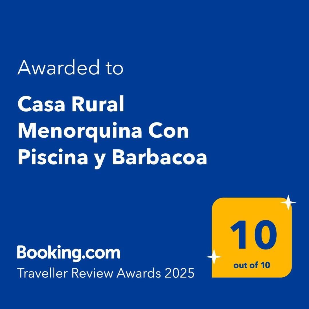 Casa Rural Menorquina Con Piscina y Barbacoa Sant Climent Exterior foto